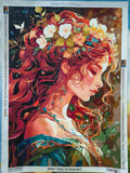 Ein Real-Foto des fertiggestellten Gulufunart Diamond Painting Sets 