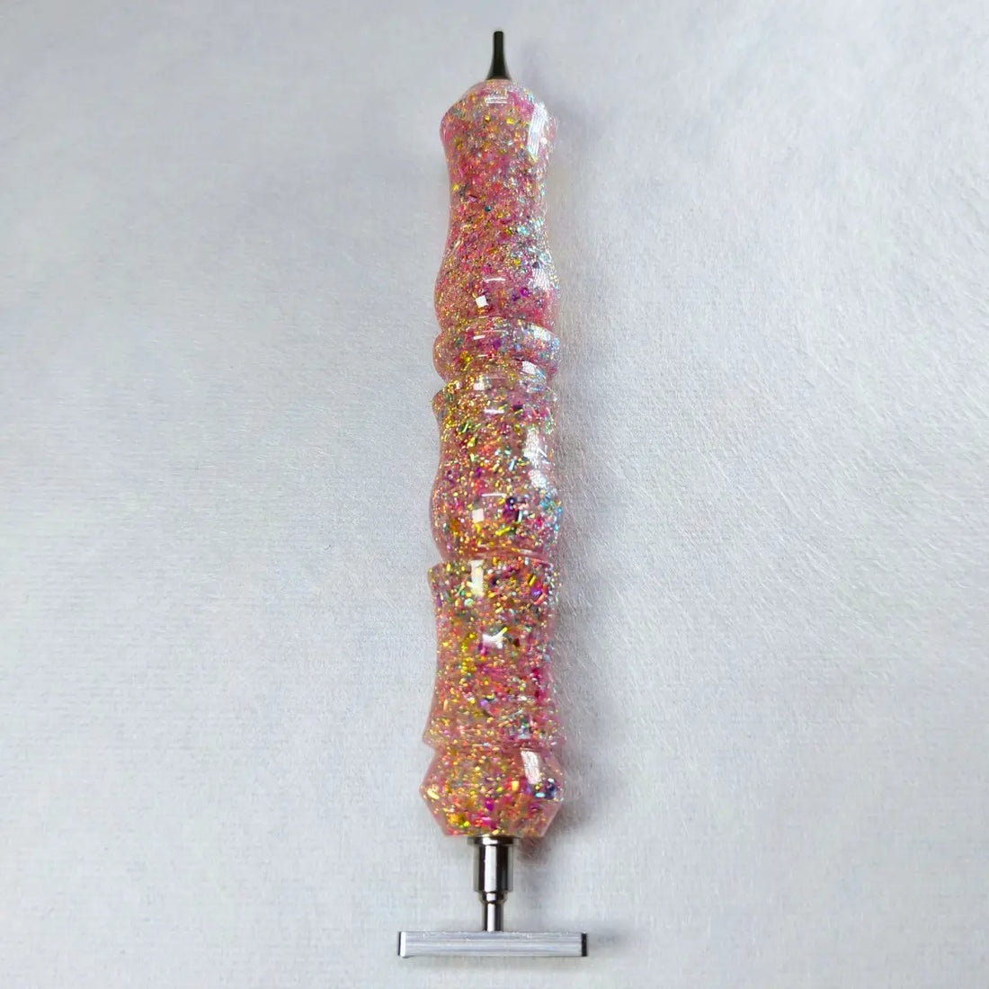 Handgefertigter roségoldener Diamond-Painting-Stift mit zwei Aufsätzen