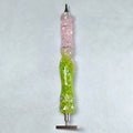 Handgefertigter rosa-grüner Diamond-Painting-Stift mit zwei Aufsätzen