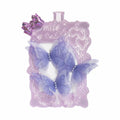 Violettes Schmetterlingstray mit Magnetdeckel für Diamond-Painting-Steine.